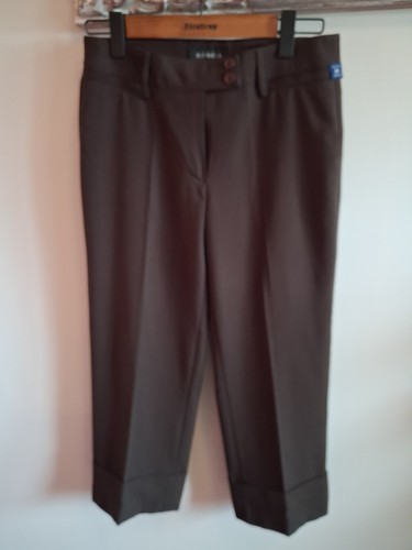 Robell cropped brown trousers - cropped,