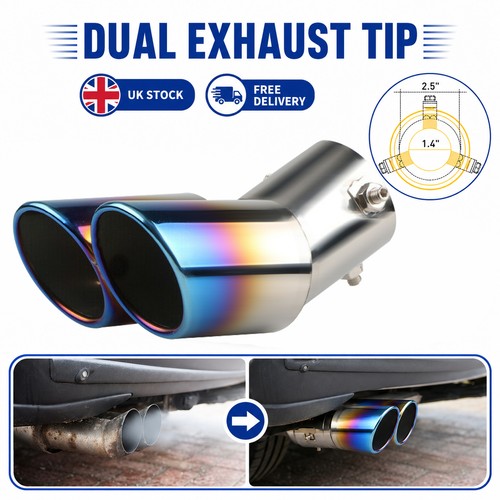 Universal twin dual exhaust - dual,