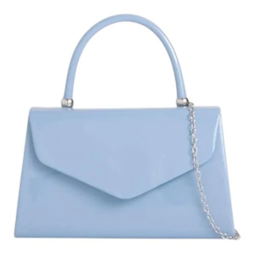 Ladies plain patent - plain, clutch
