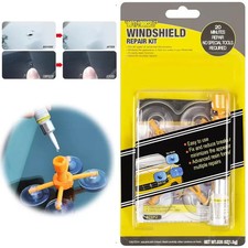 Car Windshield Repair Kit Fix Glass Chip Crack, Van Windscreen Automotive Repair