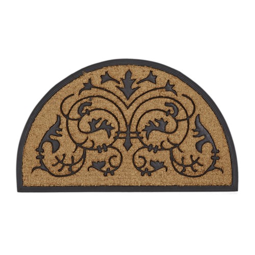 Door mat semi - -circular, rug