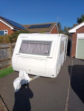 Fleurette Tamaris pop top 3 berth caravan 2002.  In good condition with awning