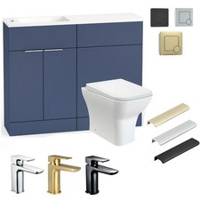 1000mm Blue Vanity & WC