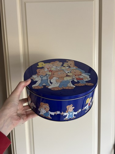 Vintage tetley tea folk - tea, blue