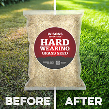 Grass Seed Hard Wearing Fast Growing Premium Quality Seed Front & Back Garden