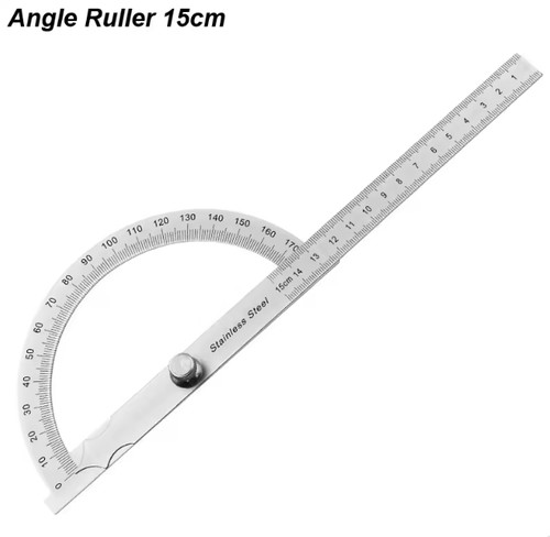 Stainless steel protractor - stainless,