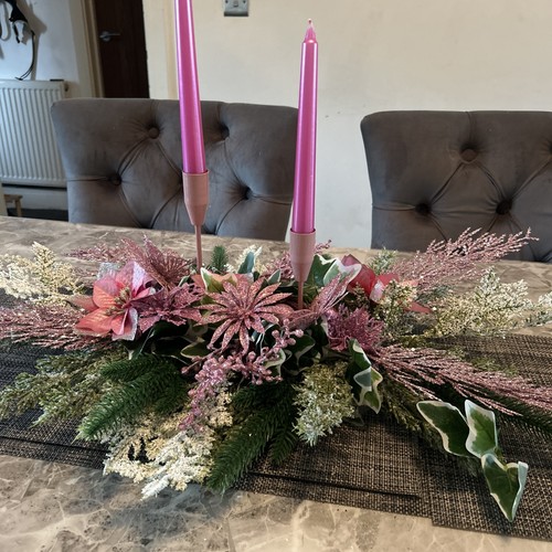 Table christmas centrepiece - table,