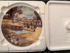 Royal Worcester Thelwell’s Ponies Plate - The Water Jump