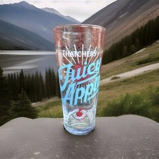 1 X New Thatchers Cider Pint Glass Juicy Apple Ltd Edition Pub Bar Brand new