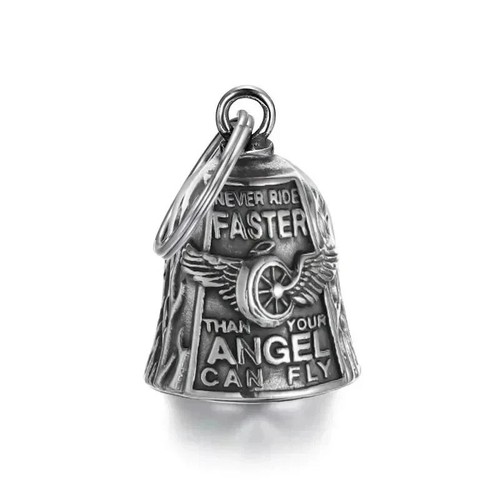 Guardian bell pendant - bell, angel