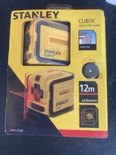 Stanley Cubix Cross Line Laser Level with Bracket