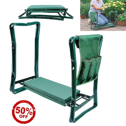 Garden foldaway kneeler - foldaway, pad