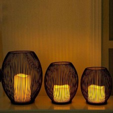 Wire Metal Cage Candle Tea