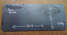 Mild Steel Plate 349 x 149 x 3mm Thick