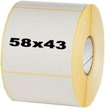 Scale labels - 58mm x 43mm