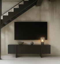 TV Unit Black Cabinet