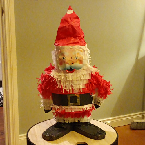 Santa claus piñata red - santa,