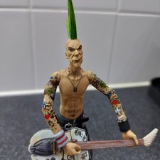 Guitar Hero Johnny Napalm Action Figure Figurine Unboxed Complete Good Condition