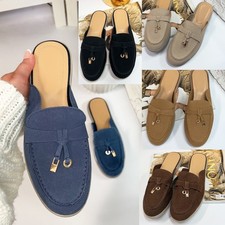 Womens Slip On Mule Loafers