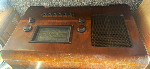 Vintage tube valve radio large - tube/valve,
