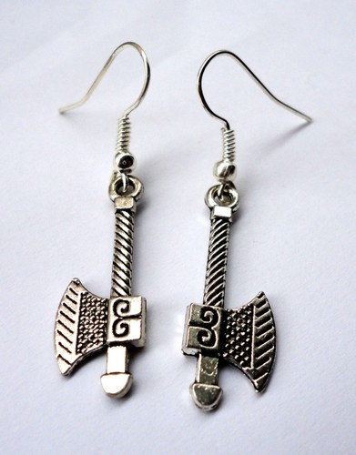 Battle axe earrings - axe,