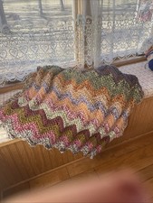 Hand Crocheted Throw Afghan