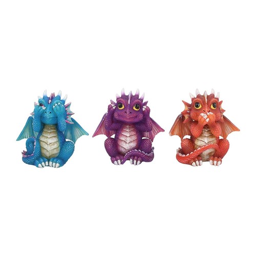 Three wise dragonlings - wise,