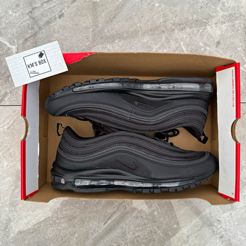 Nike air max black - air, black/white