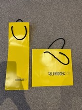 Selfridges Yellow Gift/Tote