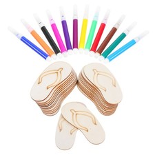 Unfinished Slipper Wood Wooden