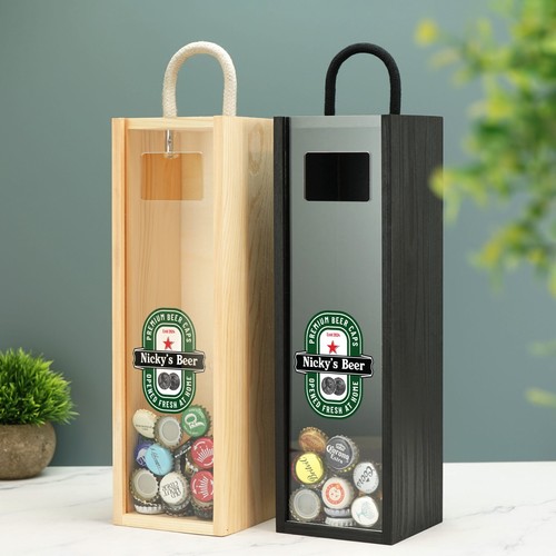Personalised beer cap saver - beer,