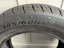 2 Landsail Tyres 185/60/R15 6mm Tread