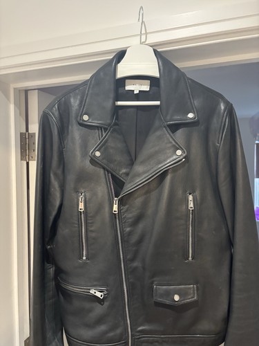 Reiss men leather jacket - reiss, xl