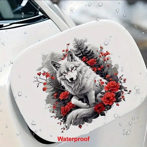 Wolf and roses fantasy - fantasy, vinyl