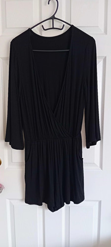 Ladies black neck - black, long