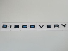 Black Gloss Discovery Bonnet badge lettering badges Genuine Land Rover Parts