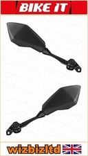Kawasaki Ninja 300 (ABS) 2013-2016 [Bikeit Pair of Mirrors] [Black OEM Style]