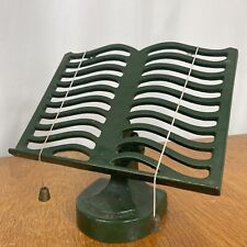VINTAGE ROBERT WELCH CAST IRON VICTOR METAL COOKERY BOOK REST STAND DARK GREEN