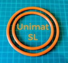 Emco Unimat SL Lathe Drive Belts PU Polyurethane Rubber Pair Set SL1000 DB 200