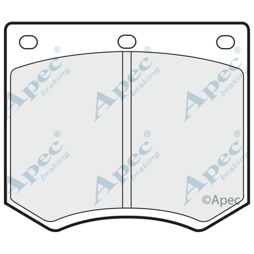 Brake pads set - set, ford