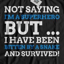 Unisex Funny Snake Bite