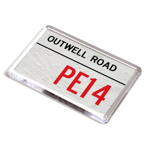 Fridge magnet outwell road - fridge,