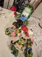A Frog Collection Inc Magnets Toadstool Ornament  Dish Ceramic