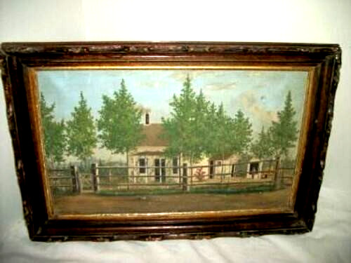1874 oil painting americana - painting,