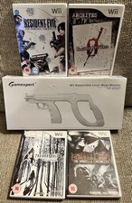Resident Evil Lot Rare Laser Sight Gun Darkside Chronicles Umbrella Zero 4 Wii