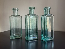 Trio antique aqua - antique, glass
