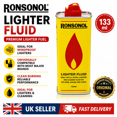 Ronsonol lighter fluid 133ml - ronsonol,