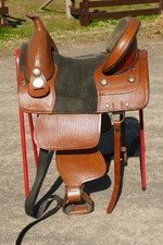 Handmade Sydney Saddleworks western saddle, 16ins seat (MO)