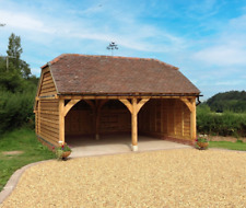 2 Bay Full Oak Frame Garage