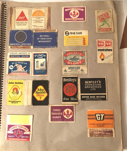 Vintage matchbox covers - matchbox,
